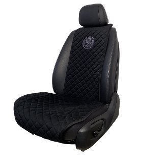 Накидки на сидения Накидка на переднее сиденье с вышивкой AMG Classic (Черная)